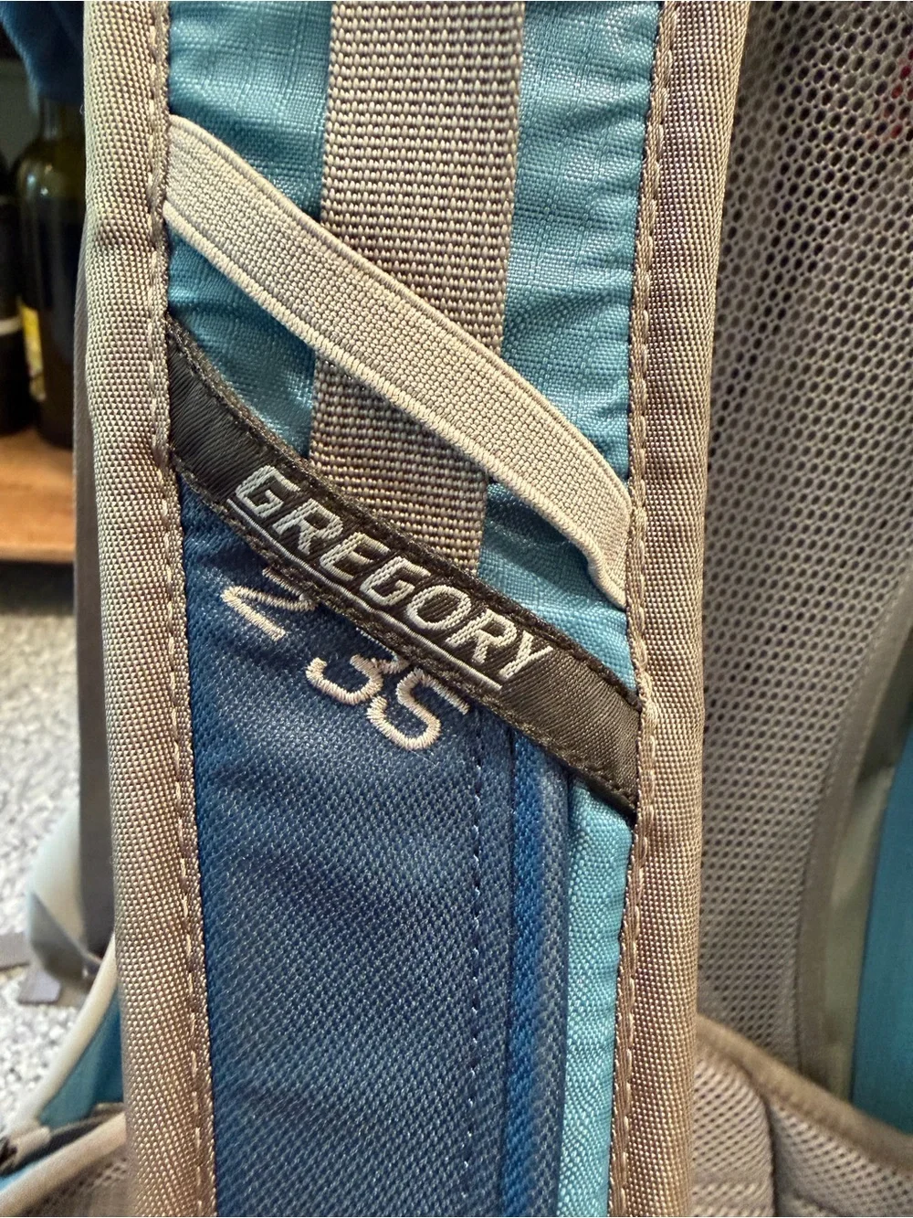 Gregory Teal and Navy Travel Backpack Z35